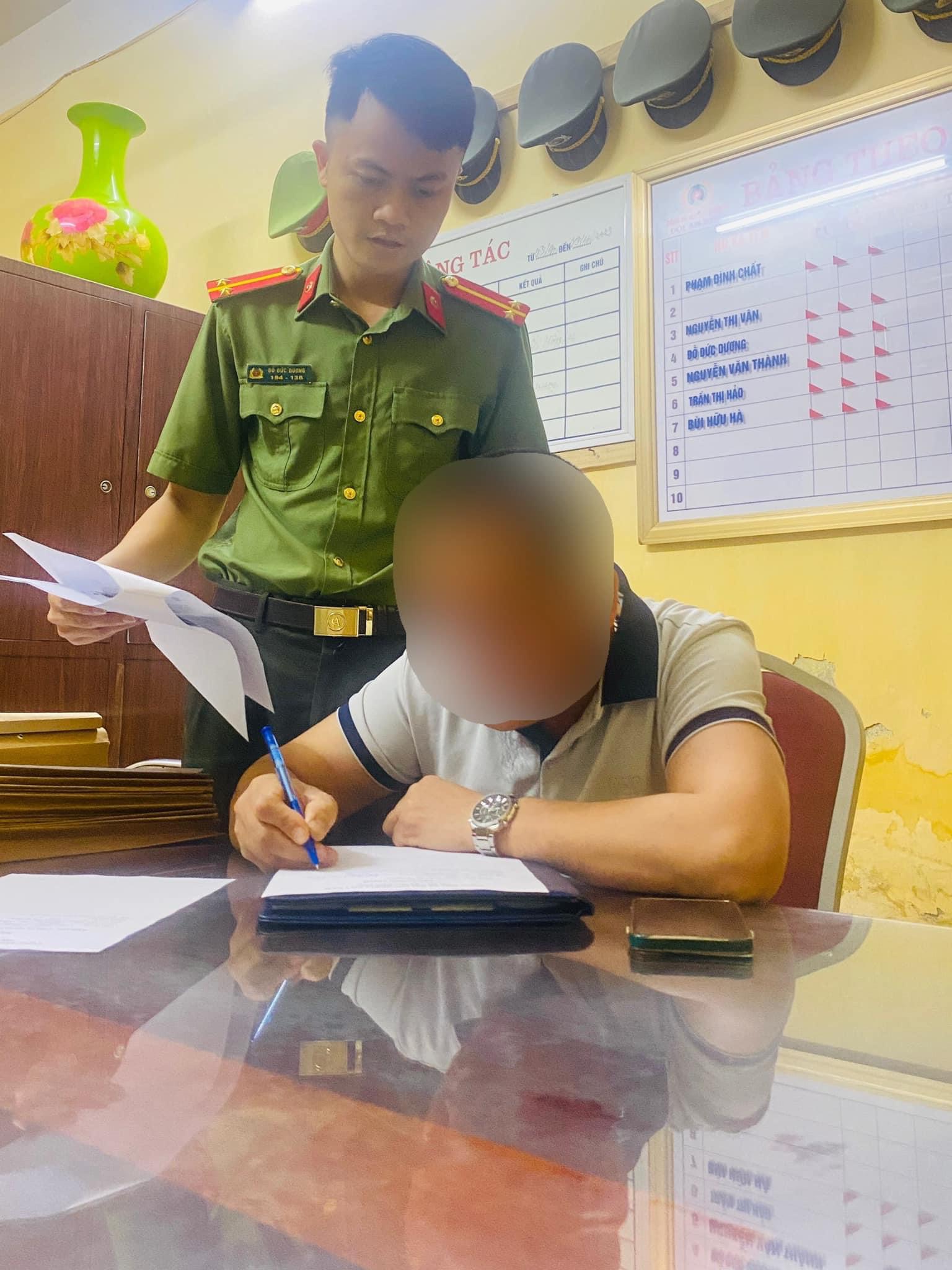 Công an huyện Thanh Hà xử phạt cá nhân đăng tải vị trí làm việc của Cảnh sát giao thông